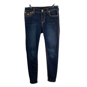 True Religion Jennie Curvy Mid-Rise Skinny Jeans Stretch